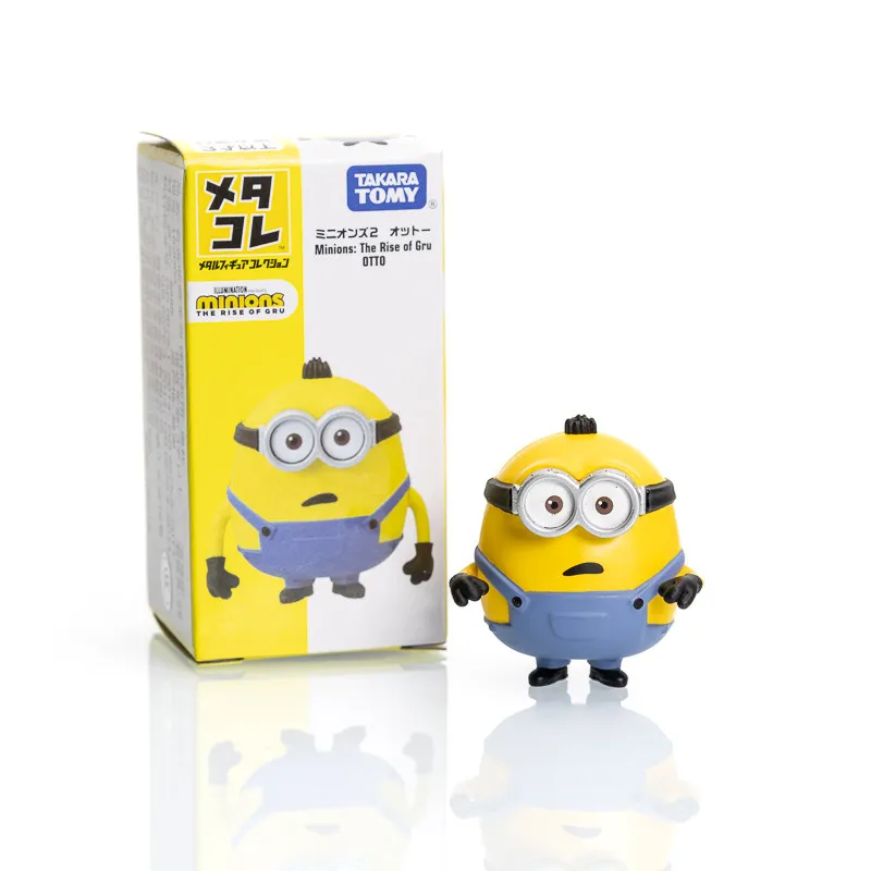 Minions Mini King Bob, Mel, Otto, Kevin, Stuart Action Figure, Graziosi Ornamenti da Scrivania, Modelli Anime da Collezione, Giocattoli Regalo per Bambini