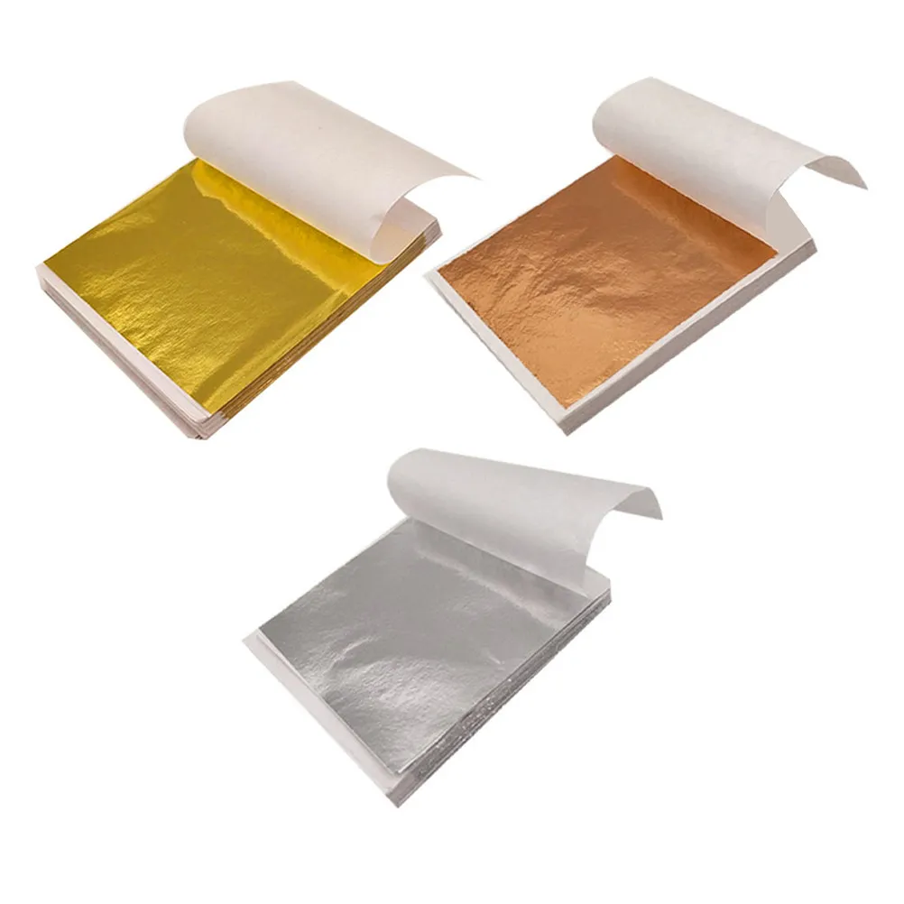 

300 Sheets Gold Foil Flakes Decorative Metallic Foil for DIY Handcrafts Arts Painting Nail Art Decoration Supplies