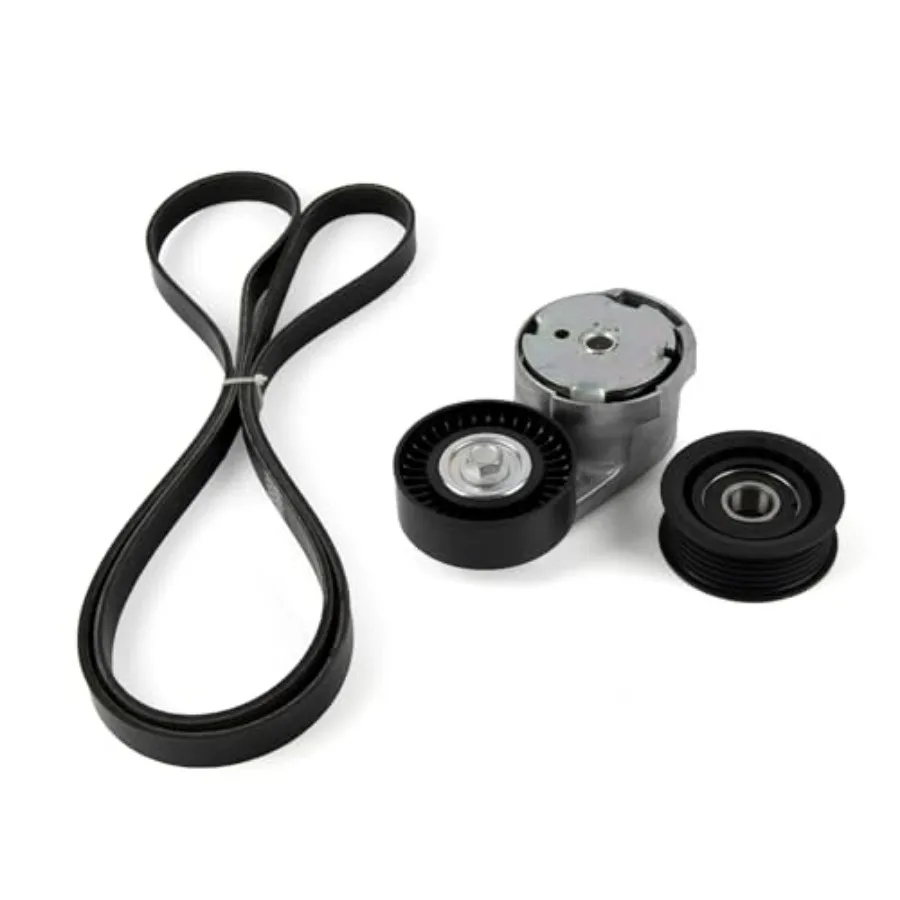 

Belt Tensioner Pulley with Idler Pulley Serpentine Belt Kit for Dodge Grand Caravan Charger Durango Ram 1500 2500 3500 Chrysler