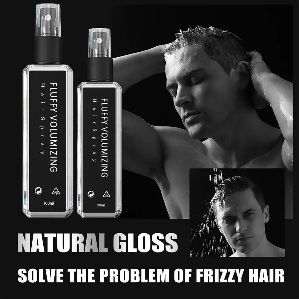 

Fluffy Volumizing Hair Spray Super Large Capacity Magic Gel Hair Professional Hair Styling Hair Gel Mist Thickening Spray J7X5