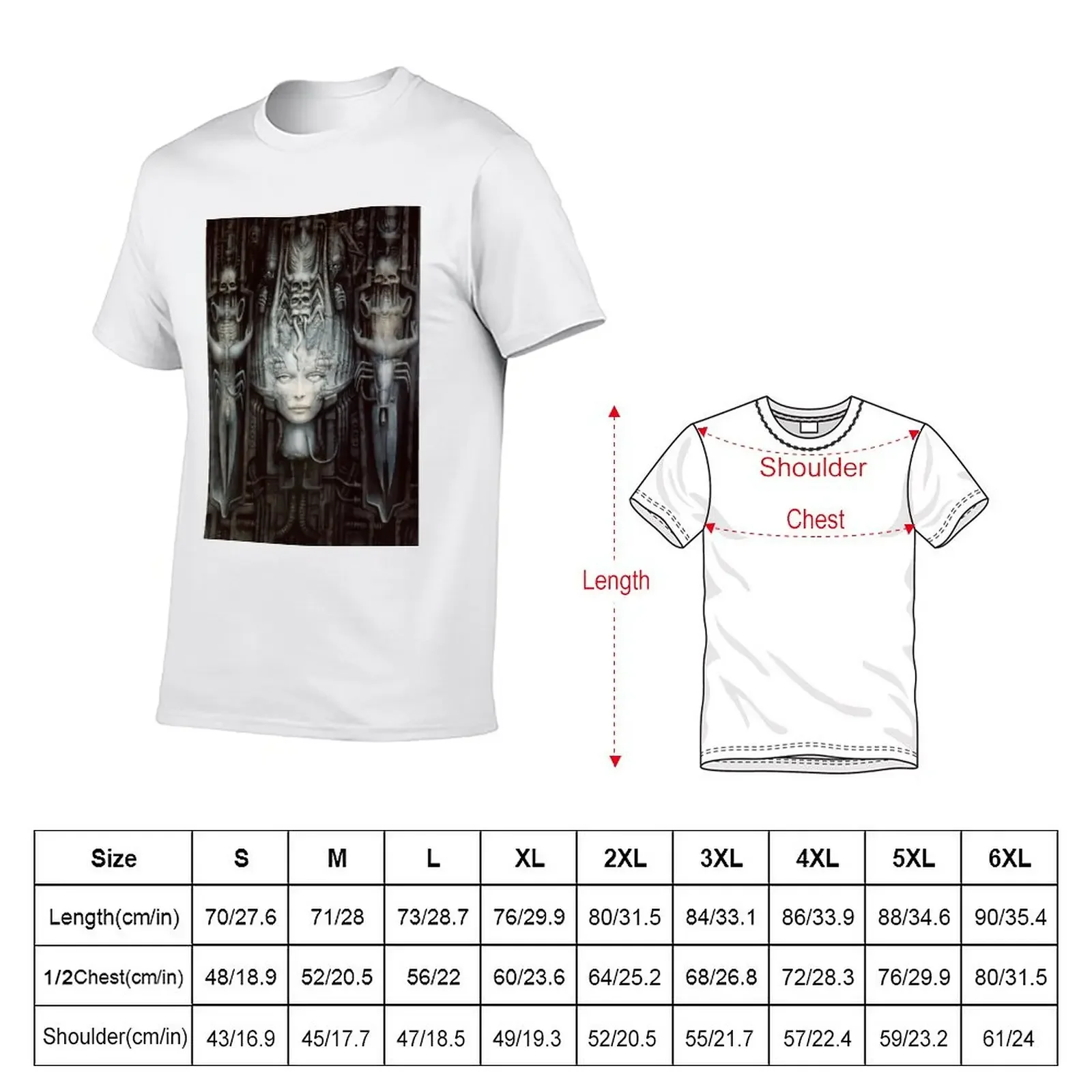 Hr Giger - Li - Painting T-Shirt tees graphics men t shirt