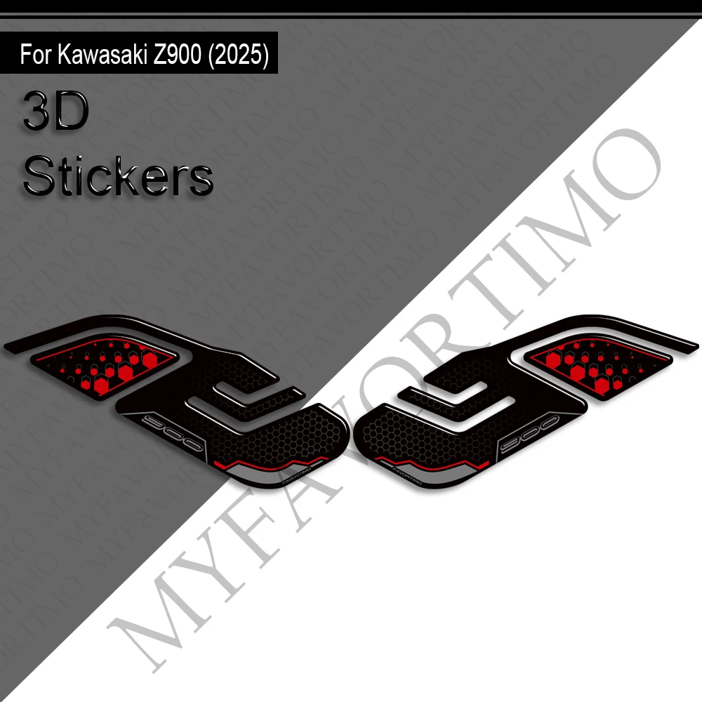Voor Kawasaki Z900 Z900 SE 2025 2026 Motorfiets Tank Pad Cap Gas Stookolie Kit Kuip Spatbord Covers Stickers Decals protector