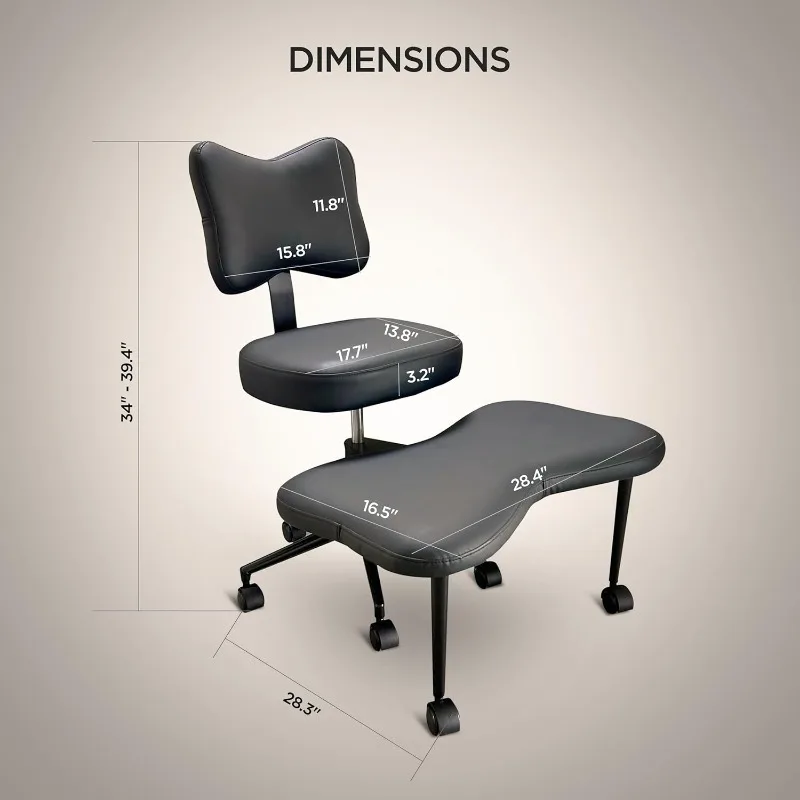 Meditation Chair ADHD Office Chair for Adults Ergonomic Cross Legged Fidget Desk Chair for Sitting and Yoga