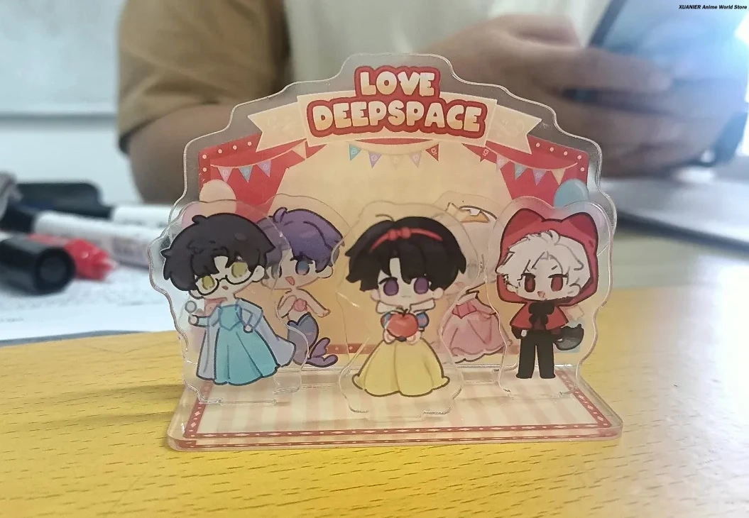 Gioco Doujin Xavier Caleb Sylus Rafayel Zayne Love and Deepspace Figura carina Supporto in acrilico Modello Piastra Cartoon Decorazione da tavolo