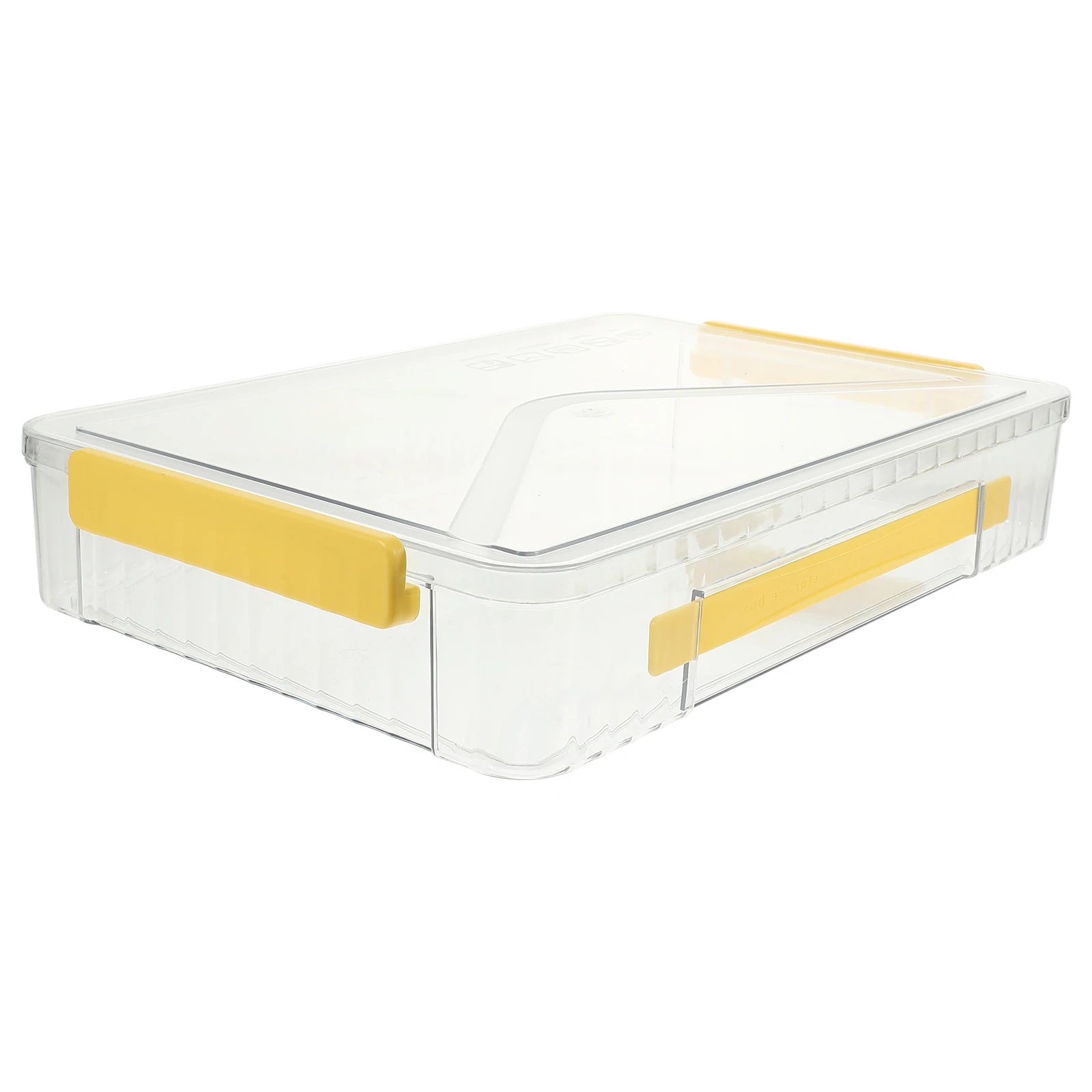 

National Flag Display Box Yellow Large Size Medal Badge Organizer Clear Storage Containers Photo Certificate Keeper Plastic