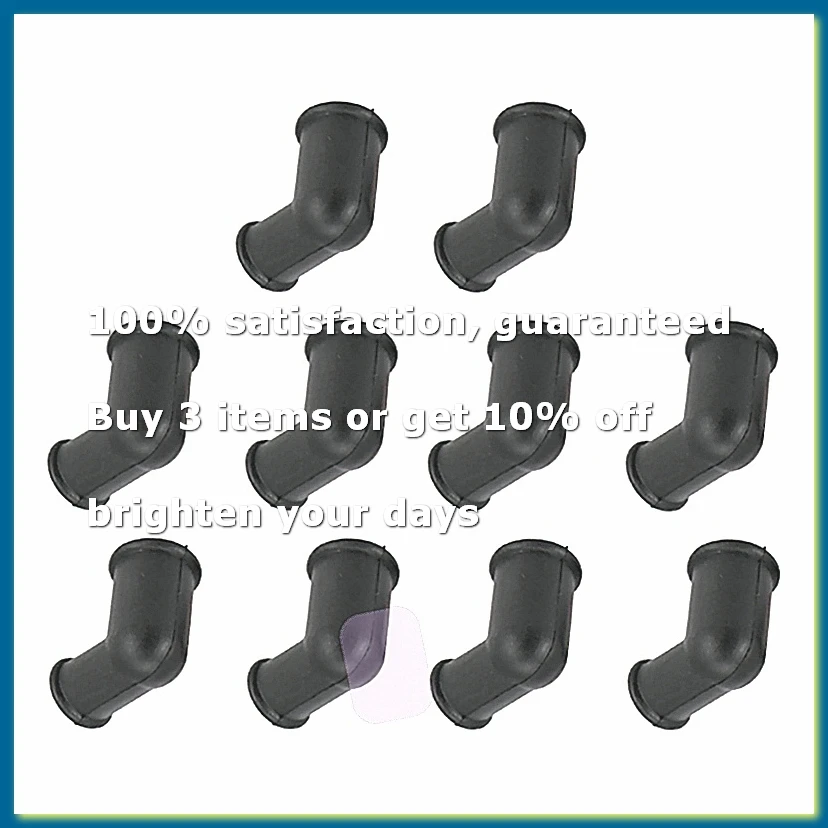 10 Pcs Breather Tube Grommets 90 Degrees 692189 for Garden Lawn Mower Accessories