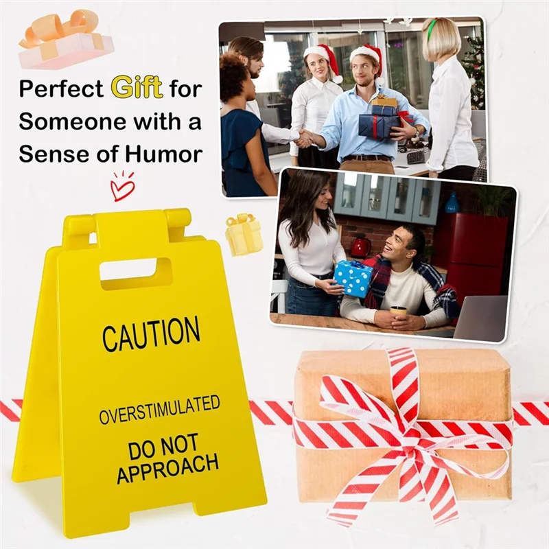 PORK-para compañeros de trabajo, broma divertida, regalo, enseñar, empleados, jefe (2 uds), precaución, letrero de escritorio de grantimulado