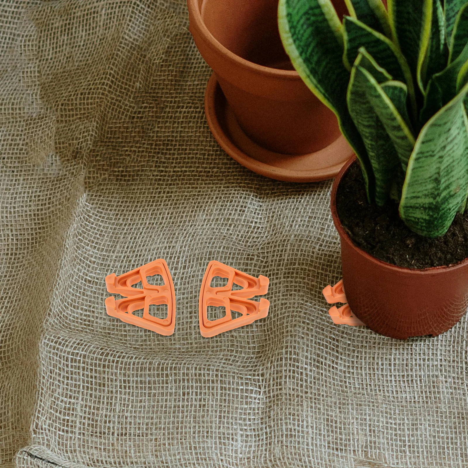 12 قطعة وعاء النبات قدم البلاستيك الزهرية الناهضون مستقرة امتصاص الصدمات المضادة للانزلاق منصات للخارجية داخلي حديقة المزارعون #1