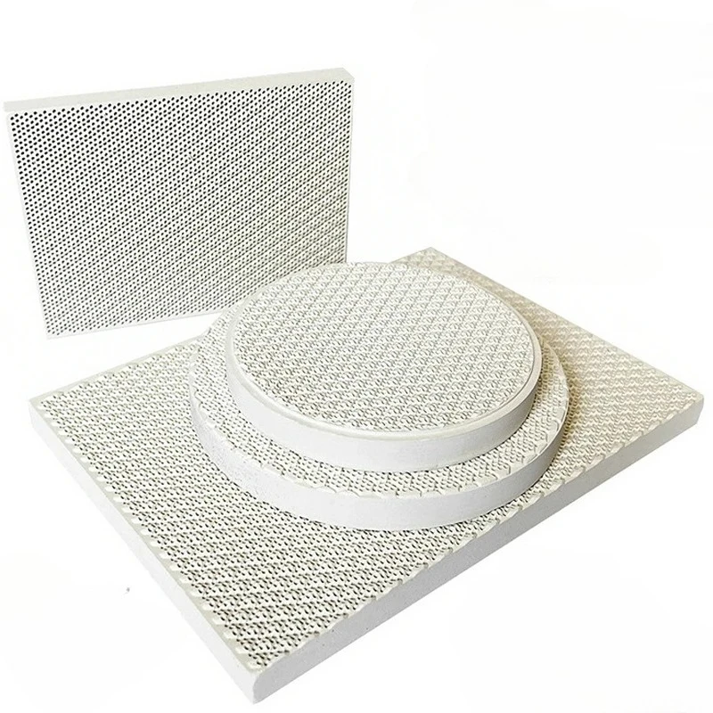 Round/Rectangle Honeycomb Ceramic Plate, High-Efficiency Infrared Burner Replacement Board