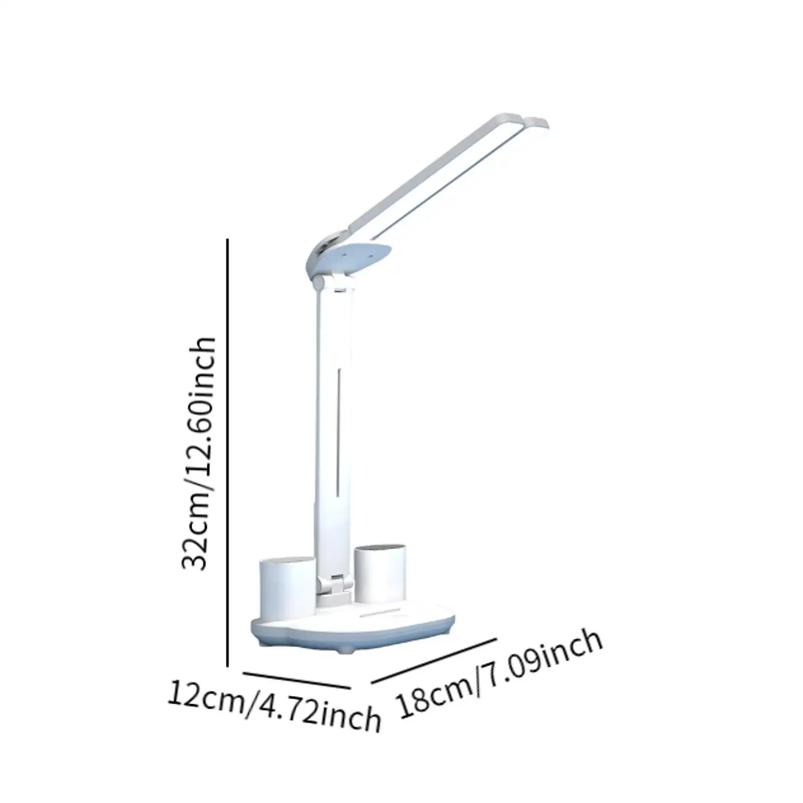 편리한 USB 터치 스위치 LED 책상 램프, 눈 보호 테이블 램프, 독서용 야간 조명, 가정 기숙사 침실 워크샵 사무실