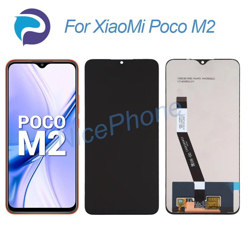 

For XiaoMi Poco M2 LCD Display Touch Screen Digitizer Assembly Replacement MZB9919IN, M2004J19PI Poco M2 Screen Display LCD