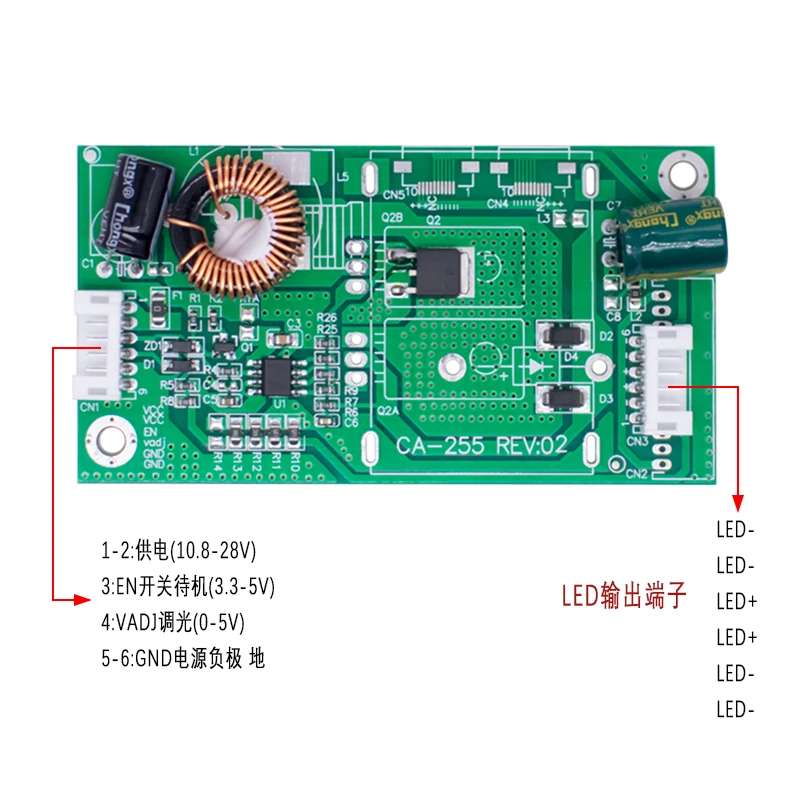 CA-255 10-48 Inch LED LCD TV Backlight Constant Current Board CA-255 Universal Boost Driver Inverter Board Step Up Power Module