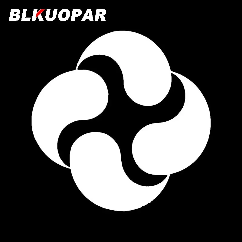 BLKUOPAR Lauburu ملصقات السيارات المضحكة الإبداعية DIY بها بنفسك أنيمي يموت قطع مقاومة للخدش واقية من الشمس الوفير دراجة نارية الرسومات سلع السيارات