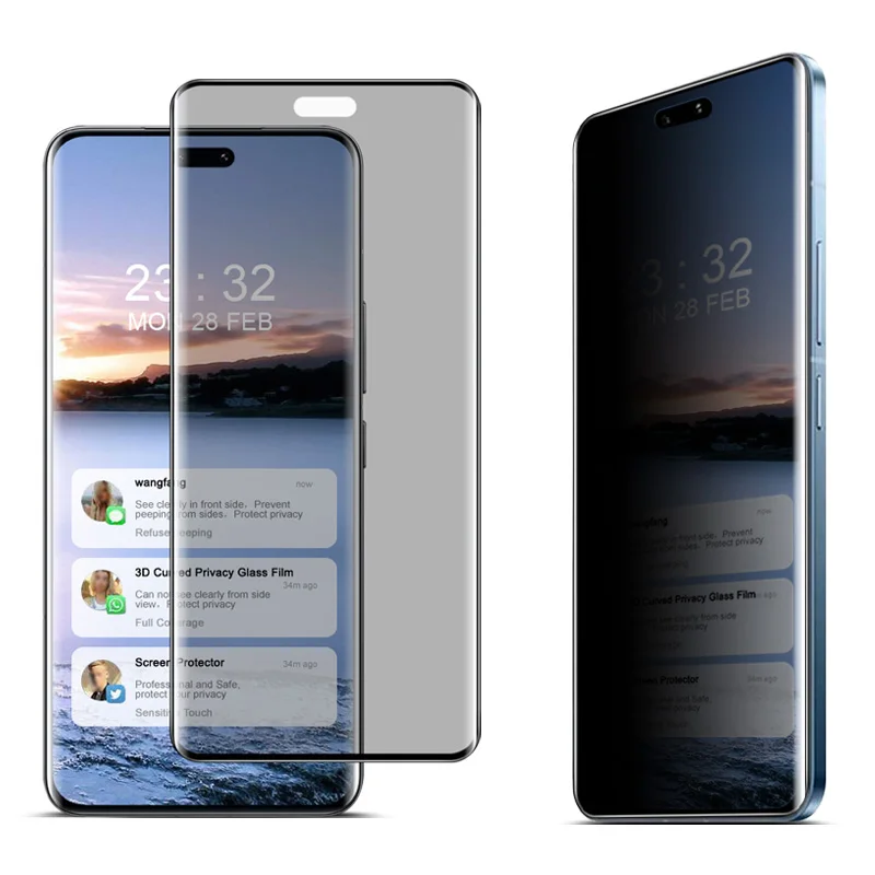

IMAK For Xiaomi Civi 4 Pro 5G / 14 Civi 5G Anti-Spy Screen Protector 3D Curved Tempered Glass Full Cover Film