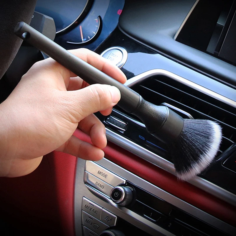 Car Cleaning Brush UltraSoft Detailing Brush Super Soft Auto Interior Detail Brush With Synthetic Bristles Car Dash Duster Brush