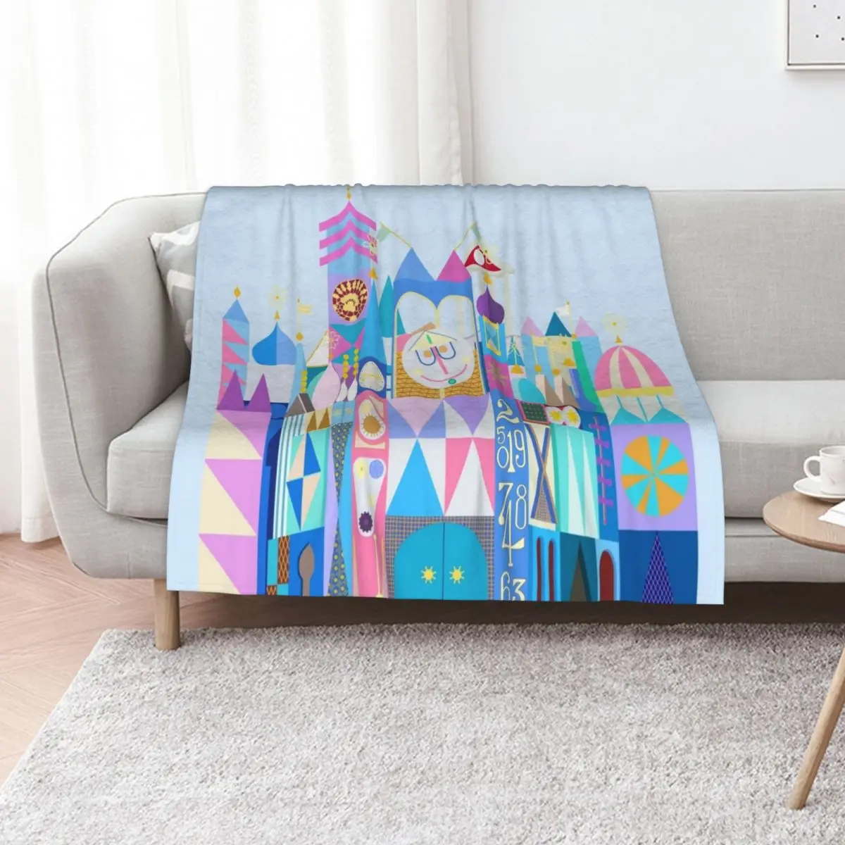 Tokyo Small World After All Throw Blanket Blankets For Bed halloween Thins Hairys Cute Plaid Soft Big Blankets