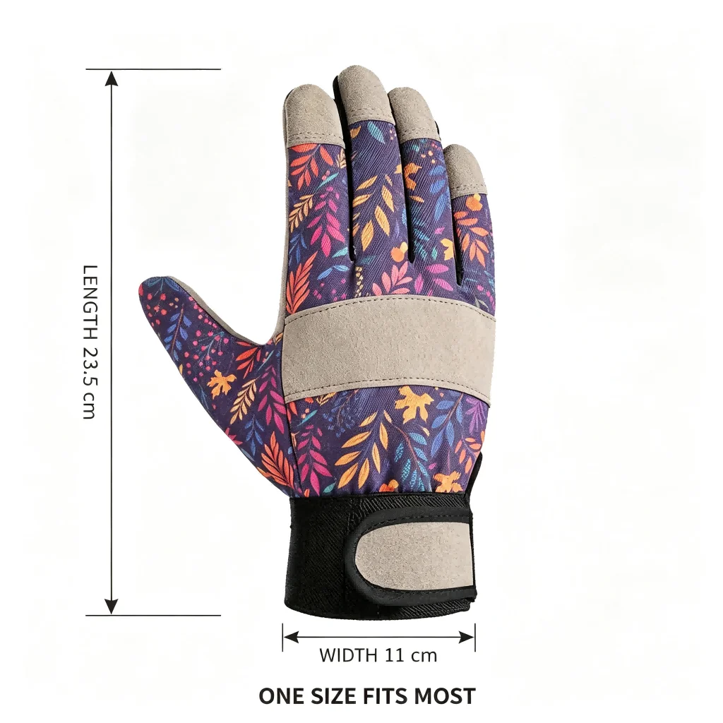 Microfiber Gardening Gloves with Anti-Scratch and Puncture Resistant Protection for Outdoor Planting and Weeding Tasks