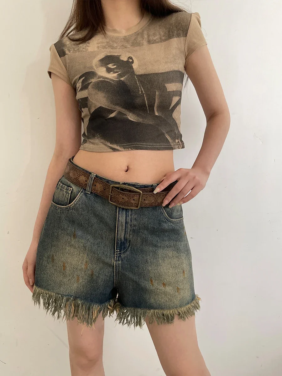 جديد إمرأة حزام ريترو Y2K حزام المرأة الجديدة حزام الرياح الوطنية مع حزام الجينز كبار الشعور من حزام الرجال البني