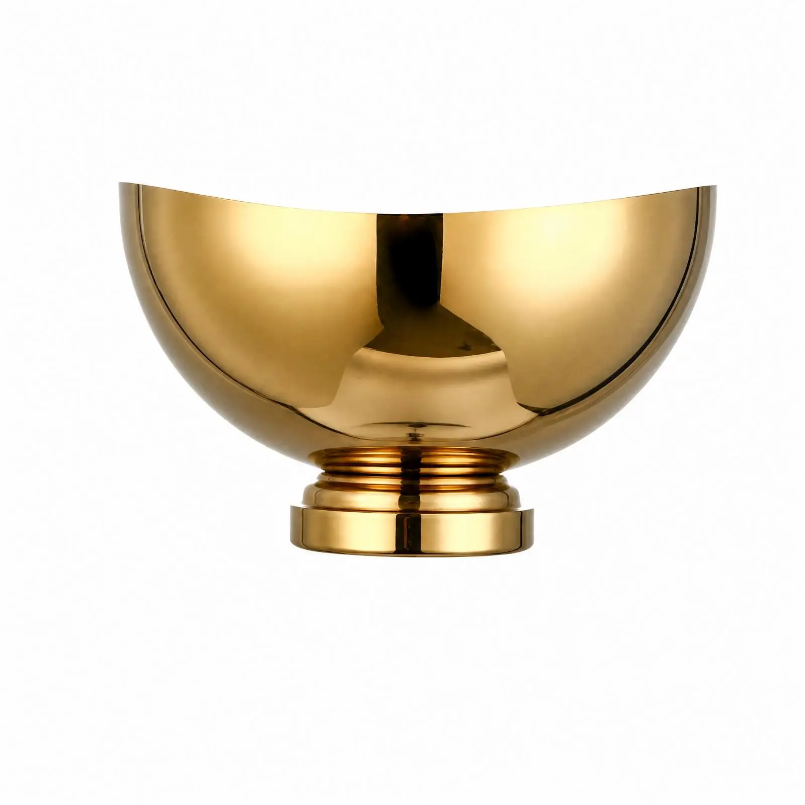 Polished Metal Champagne Ice Bucket with Pedestal Base Elegant Centerpiece for Entertaining Cocktail Gatherings