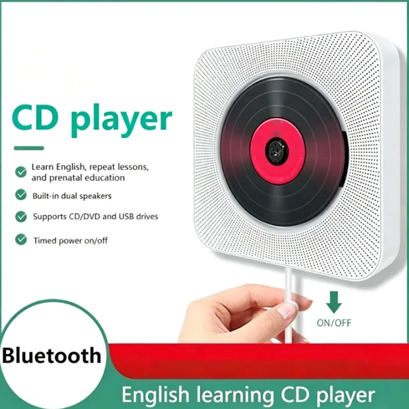 bluetooth-wall-mounted-cd-player-dvd-player-english-learning-and-repeat-cd-player-mp3-player-dvd-player-record-player