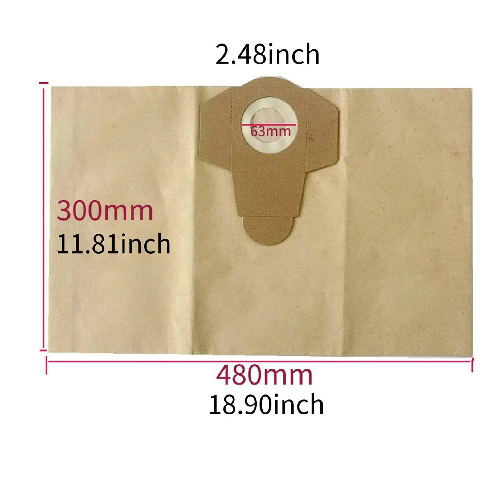 5 мешков для пылесоса, легкая сборка для удаления волос на 20 л.