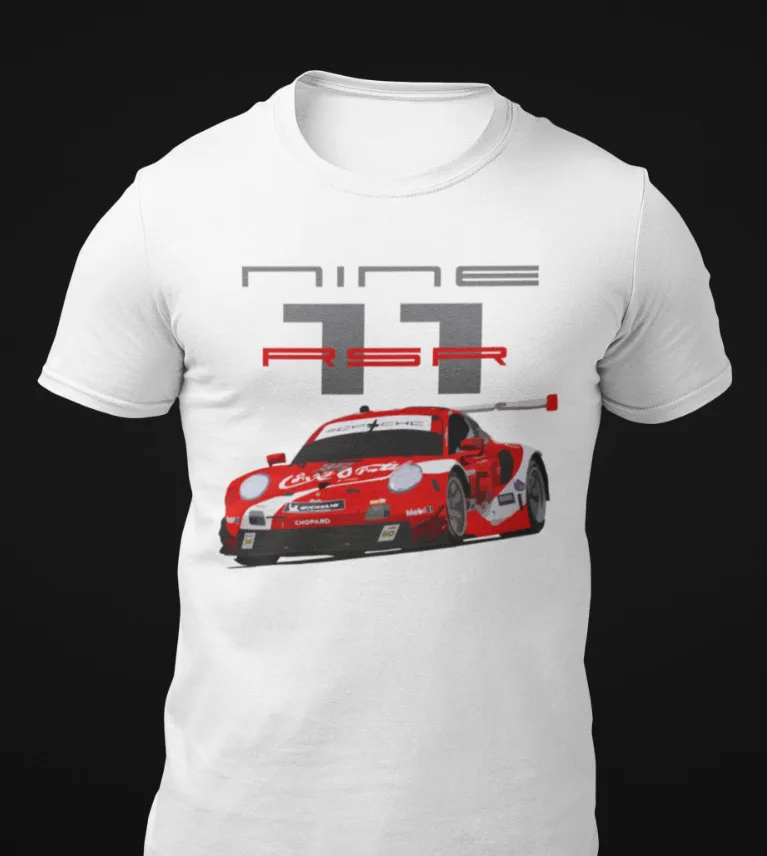 IMSA GTLM Race Car Coke Livery T Shirt