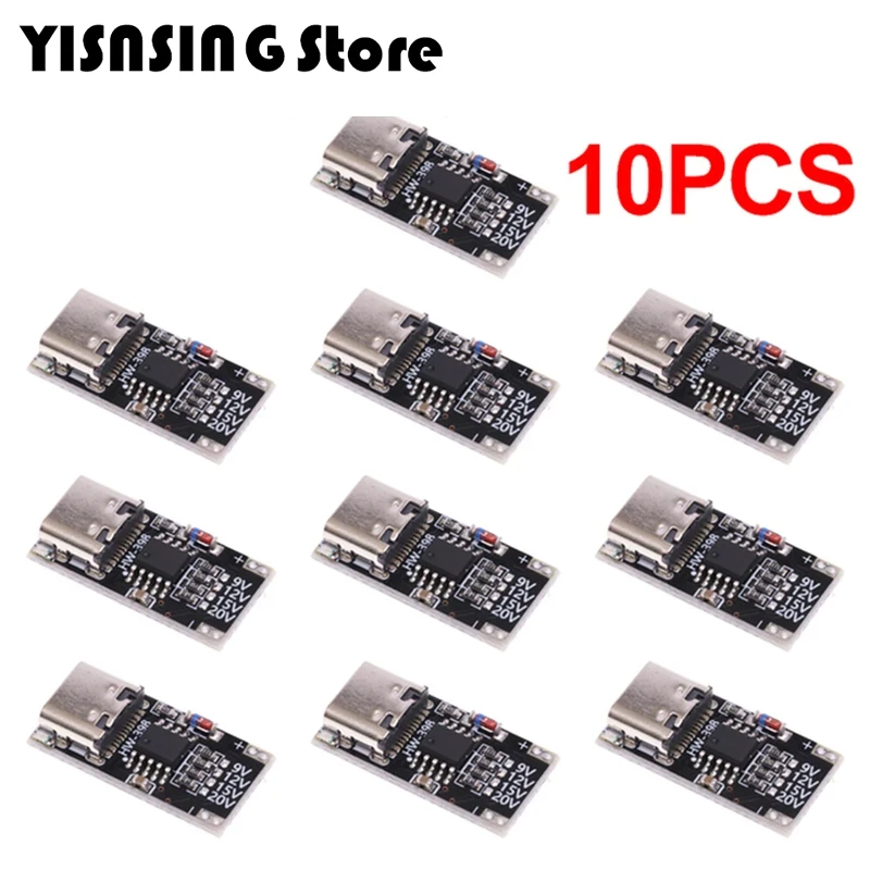 10PCS PD/QC/AFC TYPE-C Decoy Board USB Boost Module PD3.0 2.0 PPS/QC4 FCP AFC Type-c Trigger Polling Detector Power Fast Charge