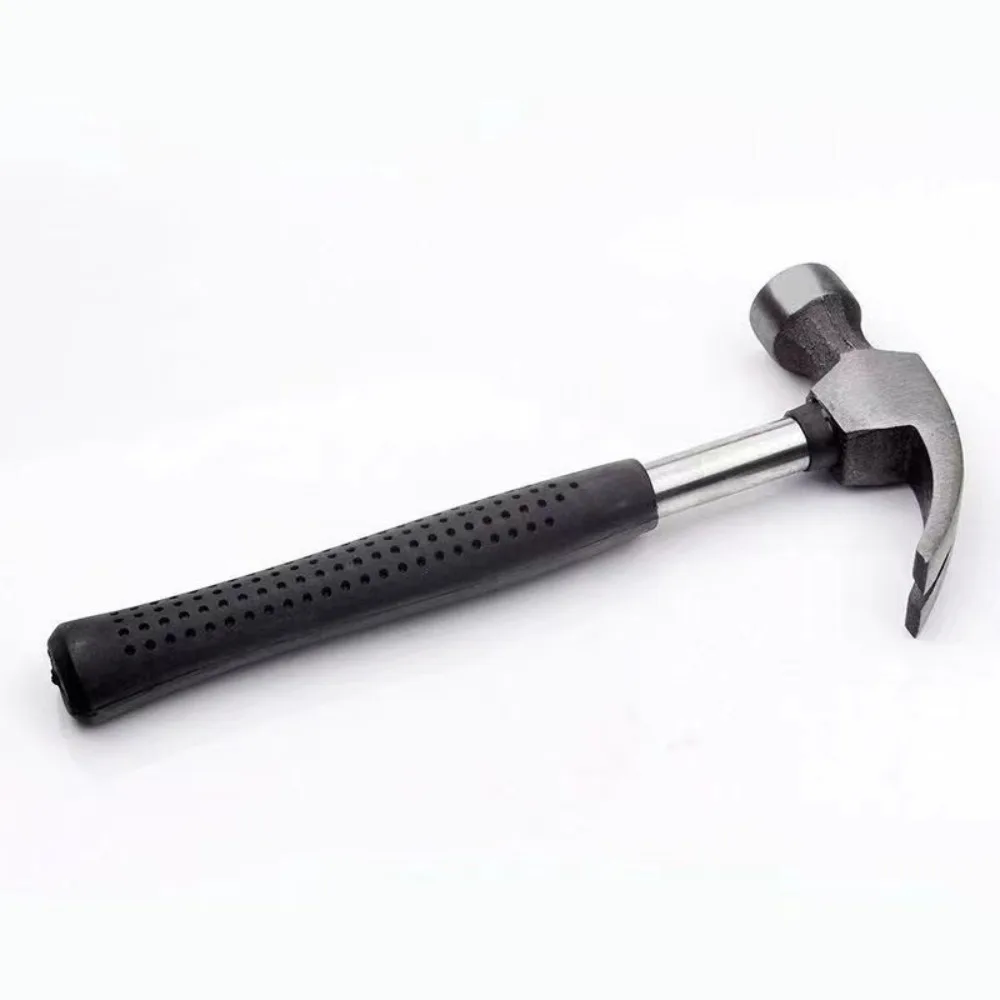 Multi-function Claw Hammer Steel Pipe Handle Hammer Safety Hammer For Traceless Nails Window Breaker Household Hardware Tools