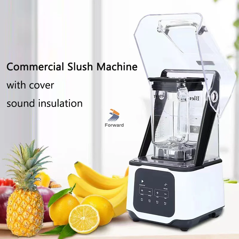 BPA Free Mute Smoothie Maker Commercial High Performance Blender Sound Insulation 2200W Food Mixer 1.5L Heavy Duty Blender