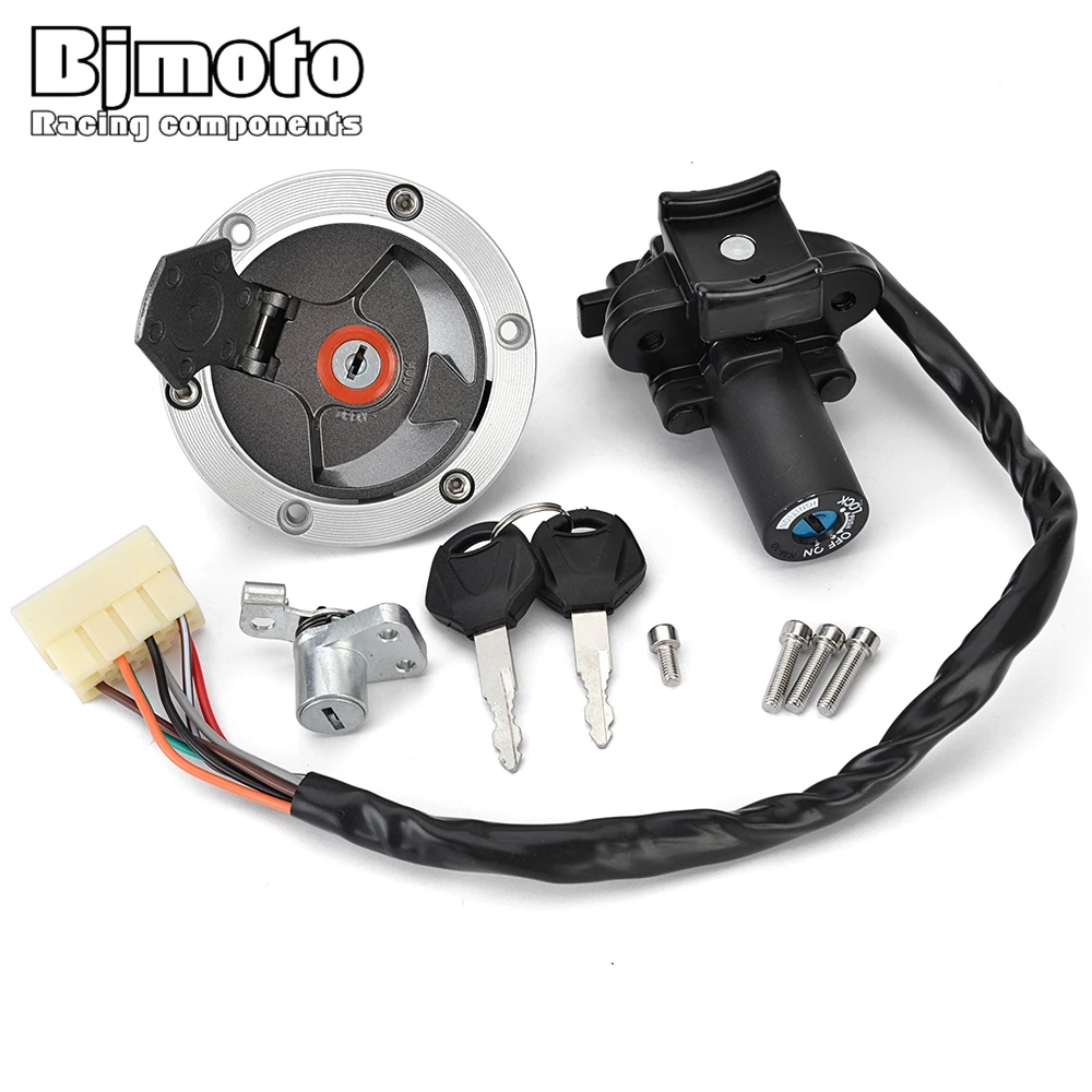 BR BX 250 Fuel Gas Cap Ignition Switch Seat Lock with Key Kit For Kawasaki BR250 Z250SL ABS  BX250 NINJA 250SL ABS 2014-2017