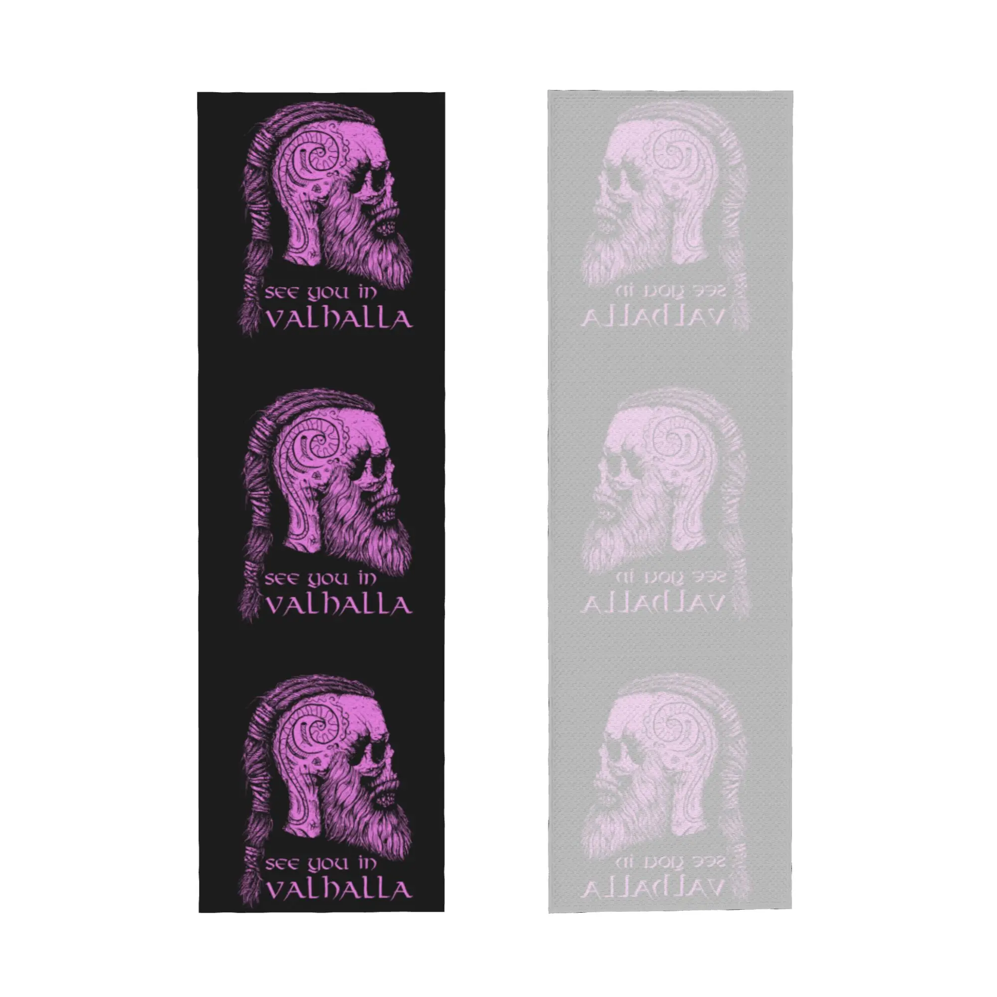 Cold Exercise Towel Viking Odin Norse Mythology See You In Valhalla Beach Sports Yoga Towel Refreshing Sports Scarf Face Towels
