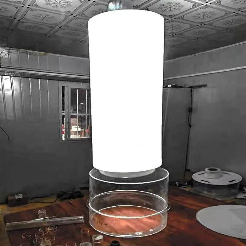 

Полый молочно-белый акриловый абажур, диффузионная поликарбонатная трубка 50 мм x 46 мм, 305 мм (12 дюймов и выбор разных размеров для освещения, 4 шт.