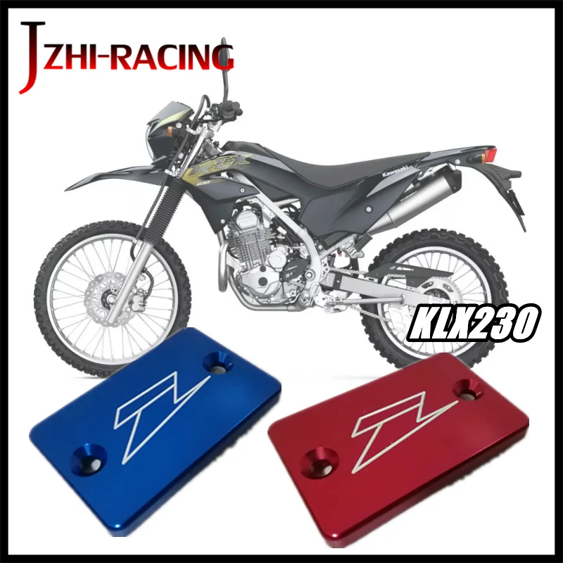 FOR KAWASAKI KLX230 KLX 230 KLX230R KLX 230R Motorcycle Accessories CNC Brake Reservoir Cover Front.