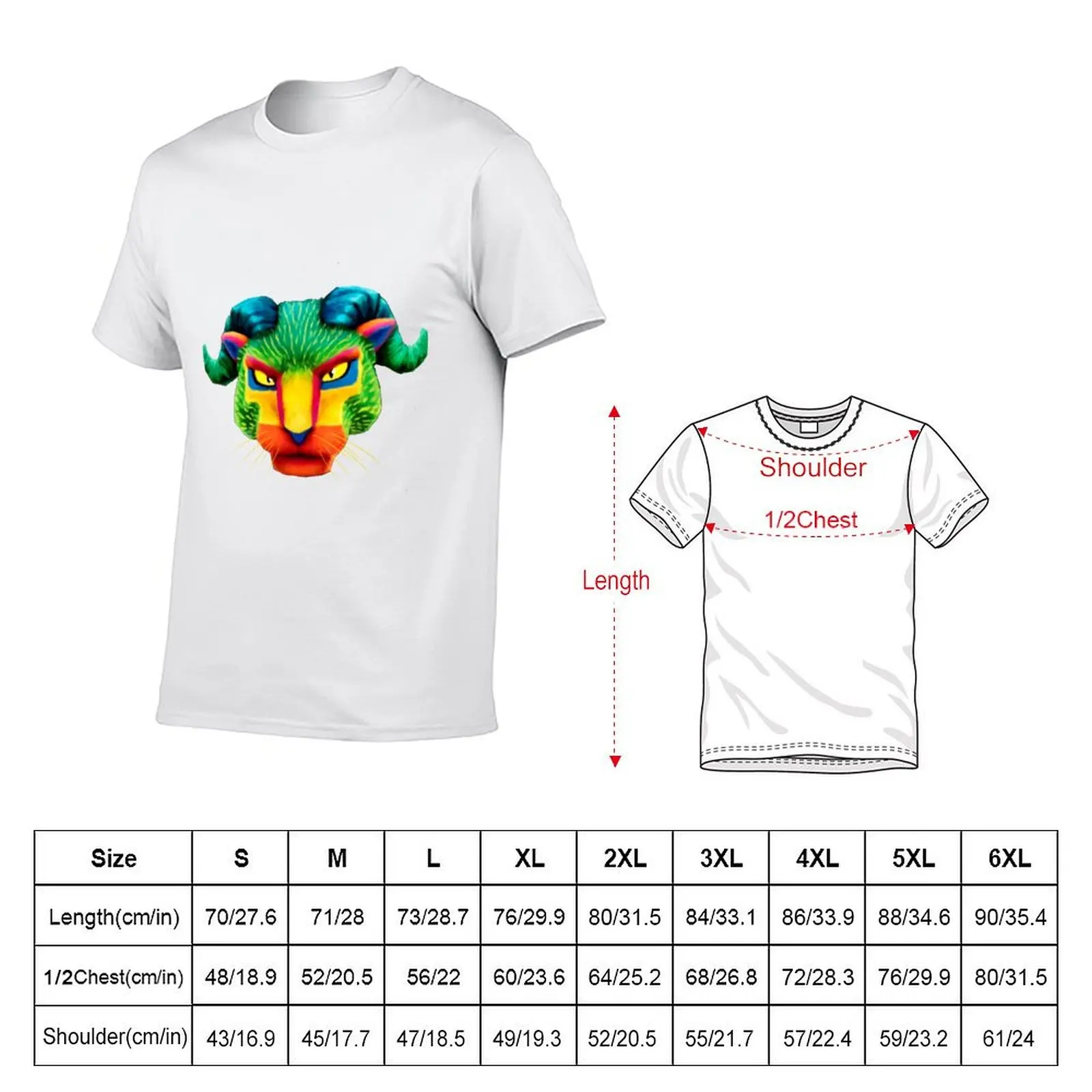 Alebrije Coco T-Shirt Non-Shrink Basic Cotton T-Shirt