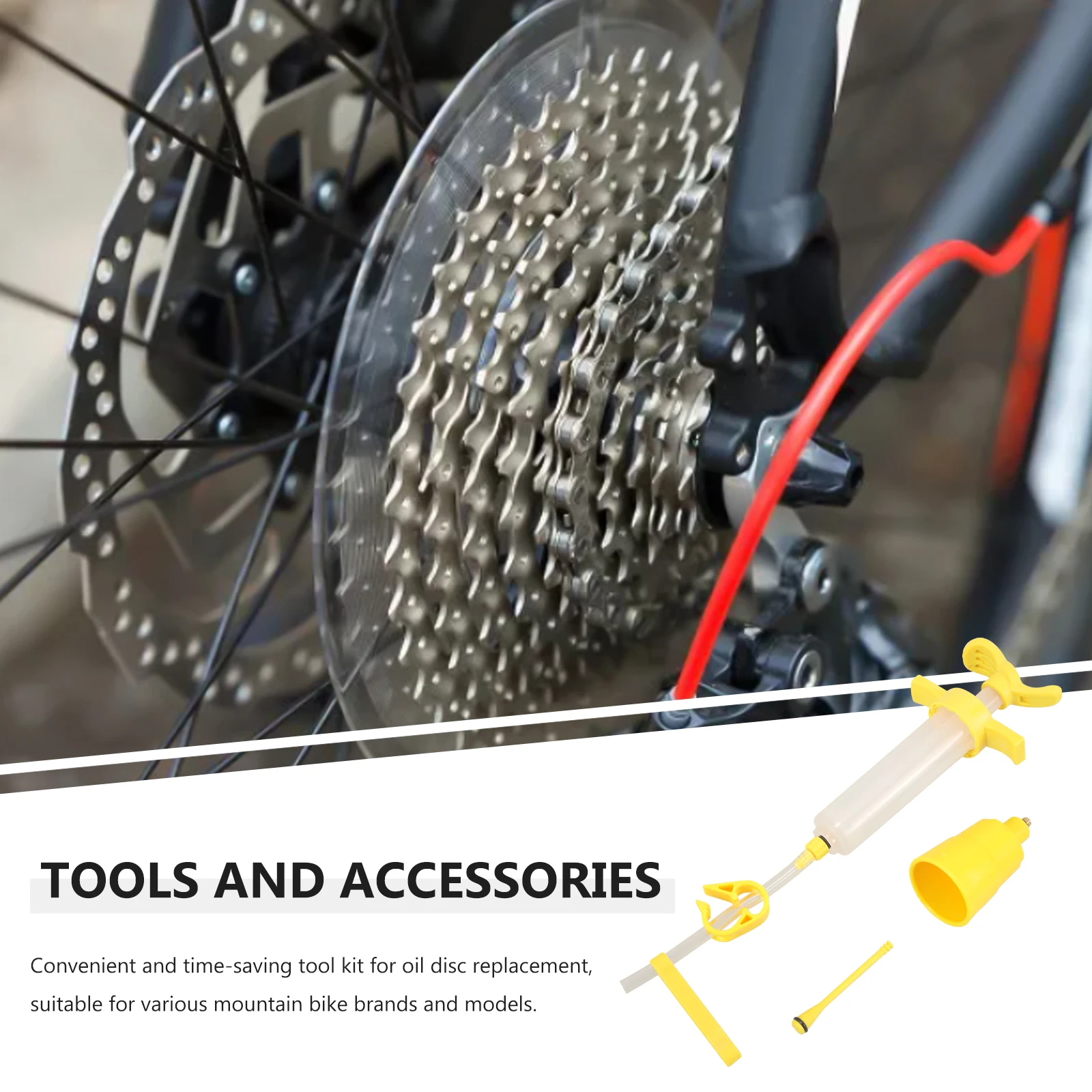 

1 set Mountain Bleeding Tools Hydraulic Disc Brake Bleed Kit For Bike Repair Durable Plastic Bicycle Brake Bleed Set Portable