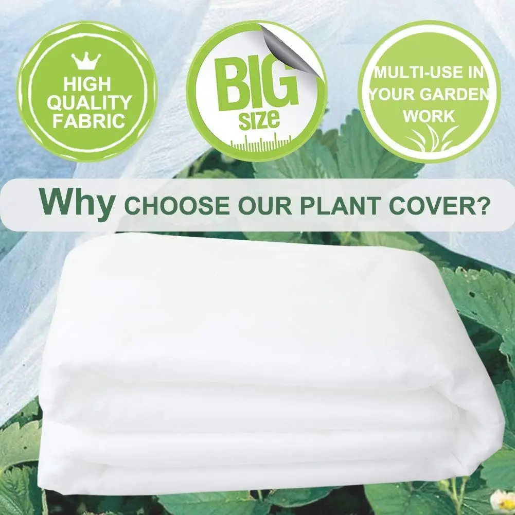 Winter Thermal Insulation Non-Woven Plant Cover Blanket - Moisturizing & Cold-Proof Protection