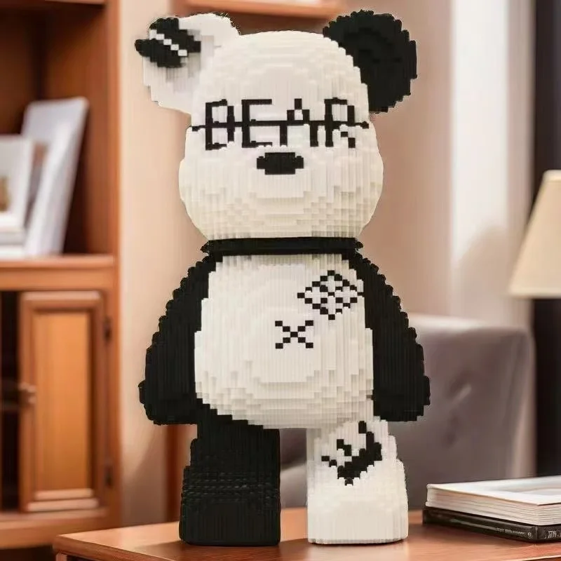 

8153 Pieces of Fashionable Bear DIY Model Building Blocks, Designed for Teenagers and Adul