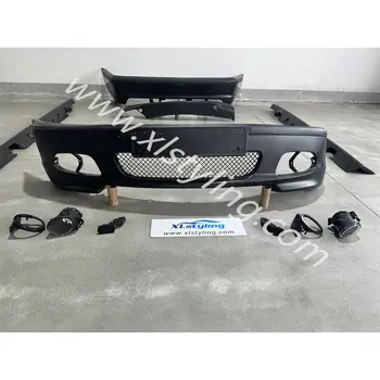 طقم هيكل سيارة XLstyling، مصد أمامي وخلفي، لسيارات الفئة الثالثة E46 MT 10 best sales طقم هيكل سيارة BMW E46 - №6