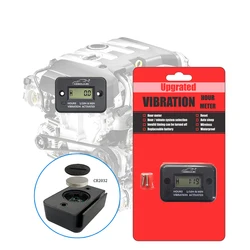 Wireless Digital Vibration Hour Meter Waterproof Engine Gauge LCD Display Reset Auto Sleep For 2/4 Stroke Diesel Lawn Mover