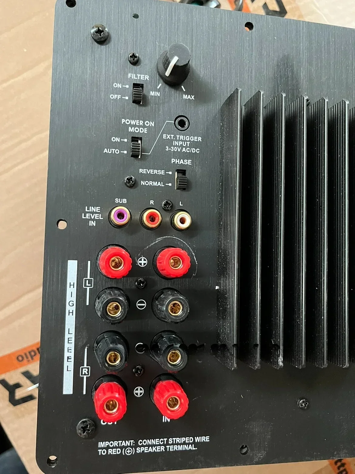 120 volt Harman Kardon amplifier board subwoofer board