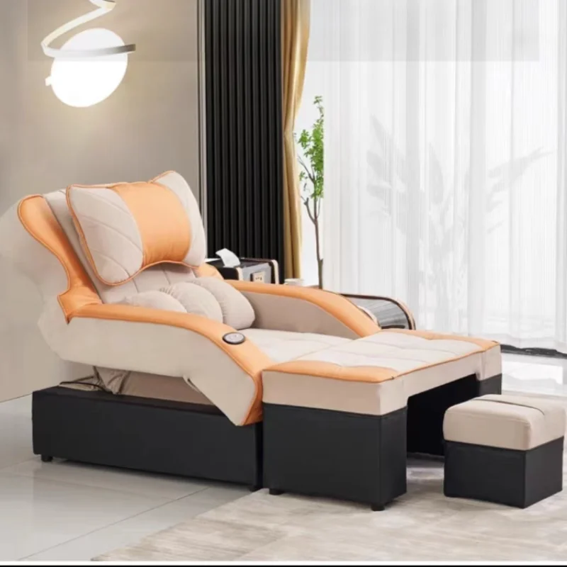 

Professional Pedicure Sofa Chairs Nails Salon Make Foot Tub Beauty Chair Spa Sink Bowl Plumbing Cadeira Sillon Nail Economic