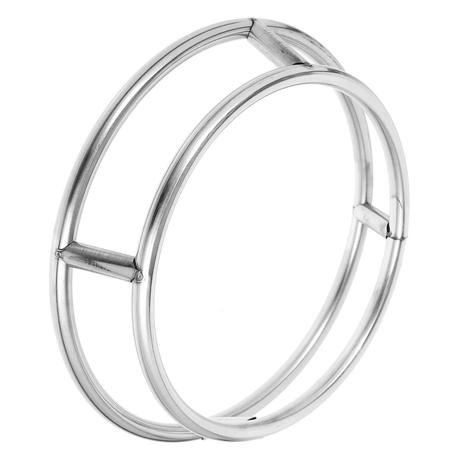 

1pc Stainless Steel Pot Stand Multi-Function Camping Stove Rack Outdoor Wok Holder Heavy Duty Grill Tripod Portable