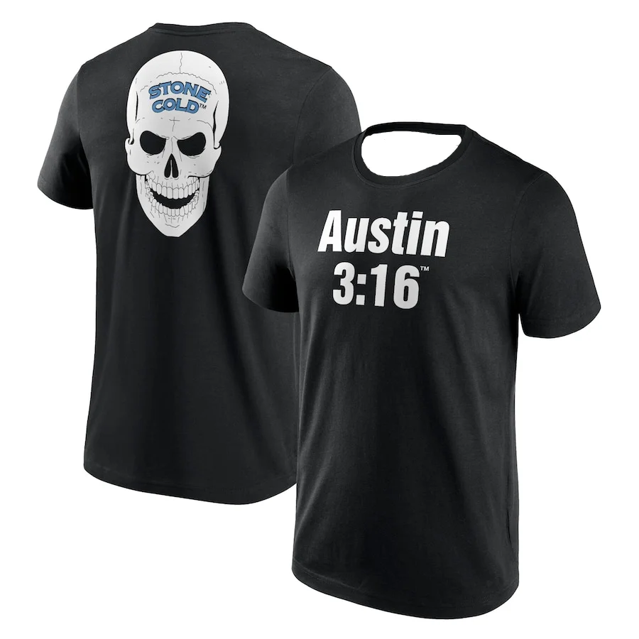 

Мужская летняя одежда WWE Stone Cold Steve Austin 3 16, футболка в стиле ретро, черная мужская черная мужская быстросохнущая впитывающая пот футболка, топ мото