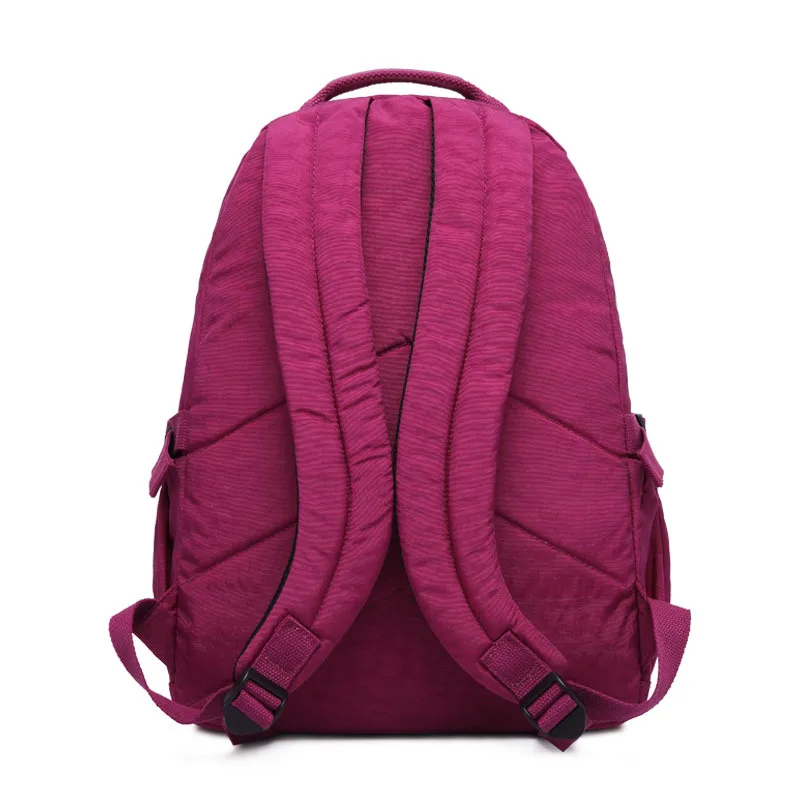 Imagem -04 - Mochila Impermeável para Laptop para Homens e Mulheres Mochila Leve Bolsa de Viagem Azul Preto Vermelho Roxo Grande Capacidade 14 Polegadas a4 Novo M0983