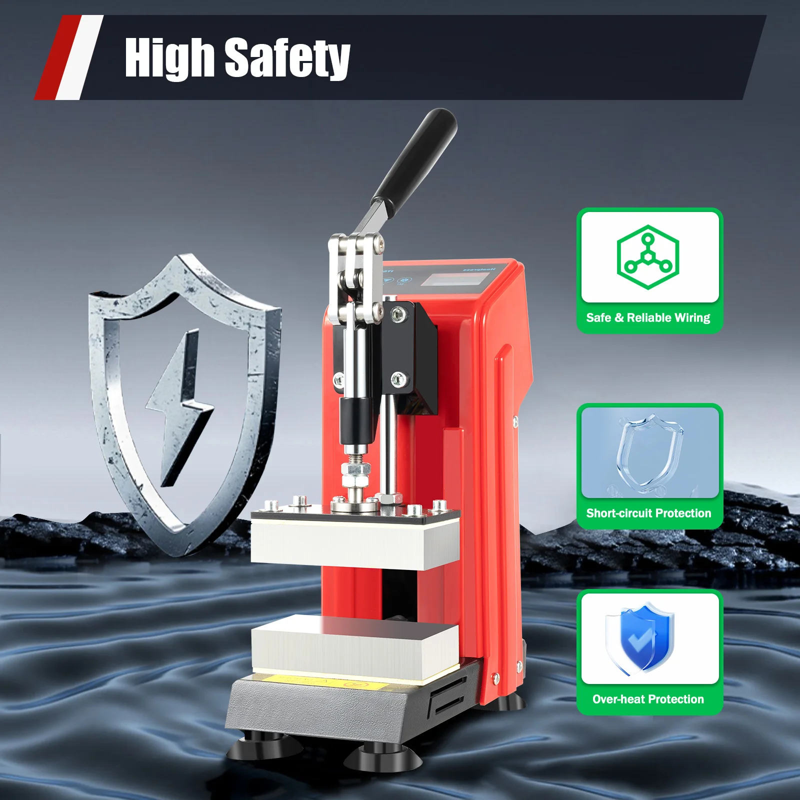 Professional Heat Press Machine - Superior Performance, Safety Features, and Simple Operation for High-Quality Transfers