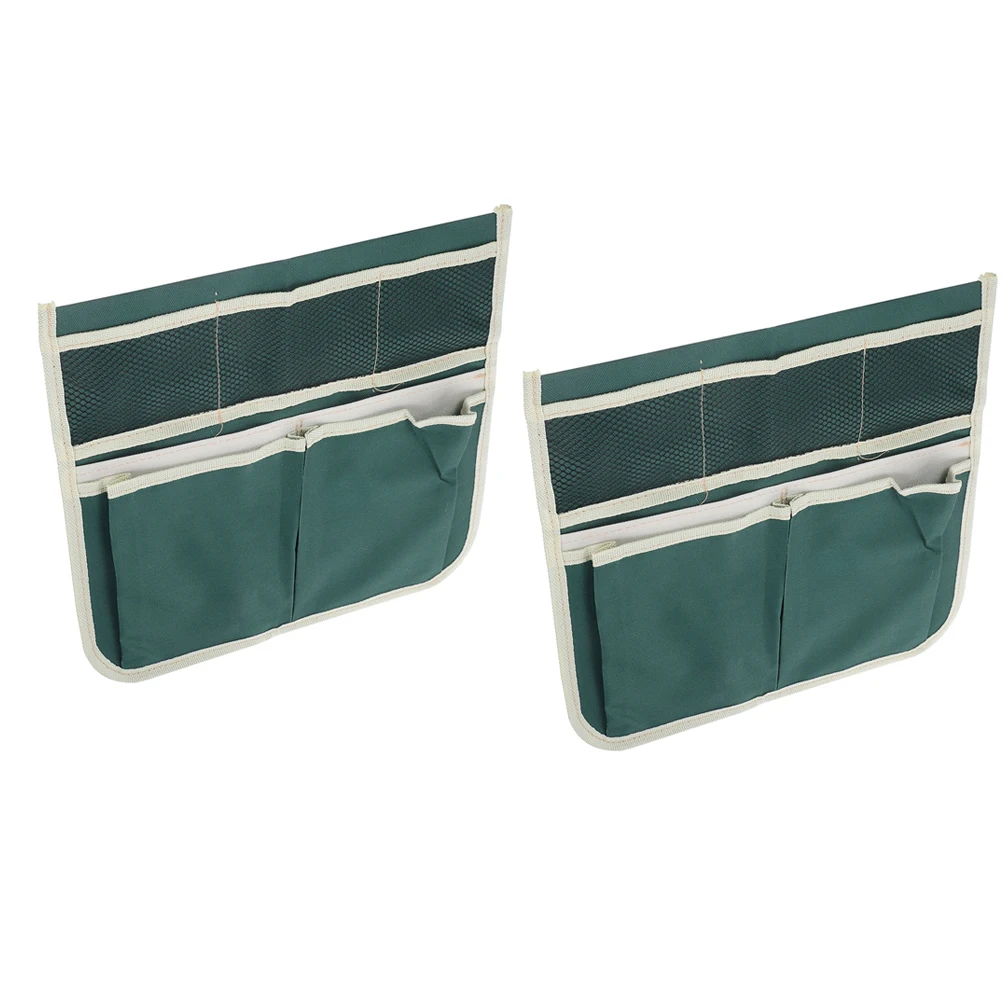 

2pcs Garden Tool Storage Bag for Kneeler Seat Durable Reusable Organizer Pouch Cart Cloth Harvesting Apron Planting Weeding