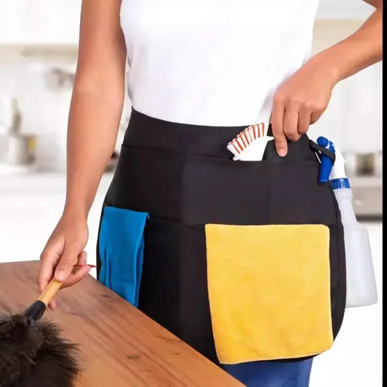 1Pcs Neue Vielseitige Taille Schürze Für Friseure Schönheit Experten Auto Mechanik Mit Werkzeug Tasche Und Wasser Widerstand – Detail 9