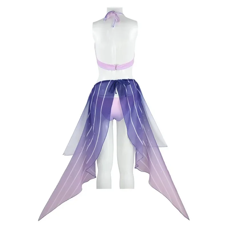 Сангономия Кокоми Косплей maillot de bain jeu Genshin Impact jeu de миллиард Костюм Сексуальный женский халат роза униформа tenue