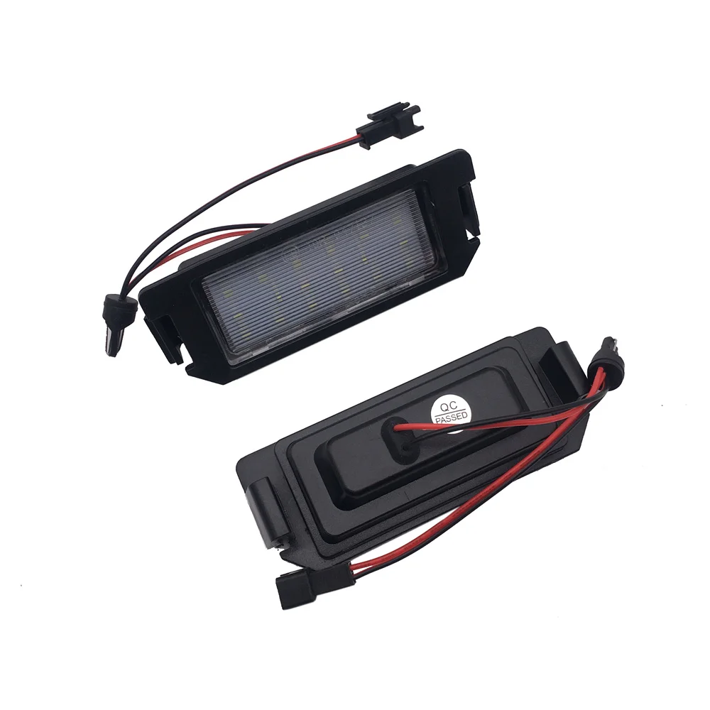 2PCS LED License plate light For Hyundai I10 I20 tiburon coupe Veloster FS XG30 Terracan HP Kia Rio Picanto TA Soul