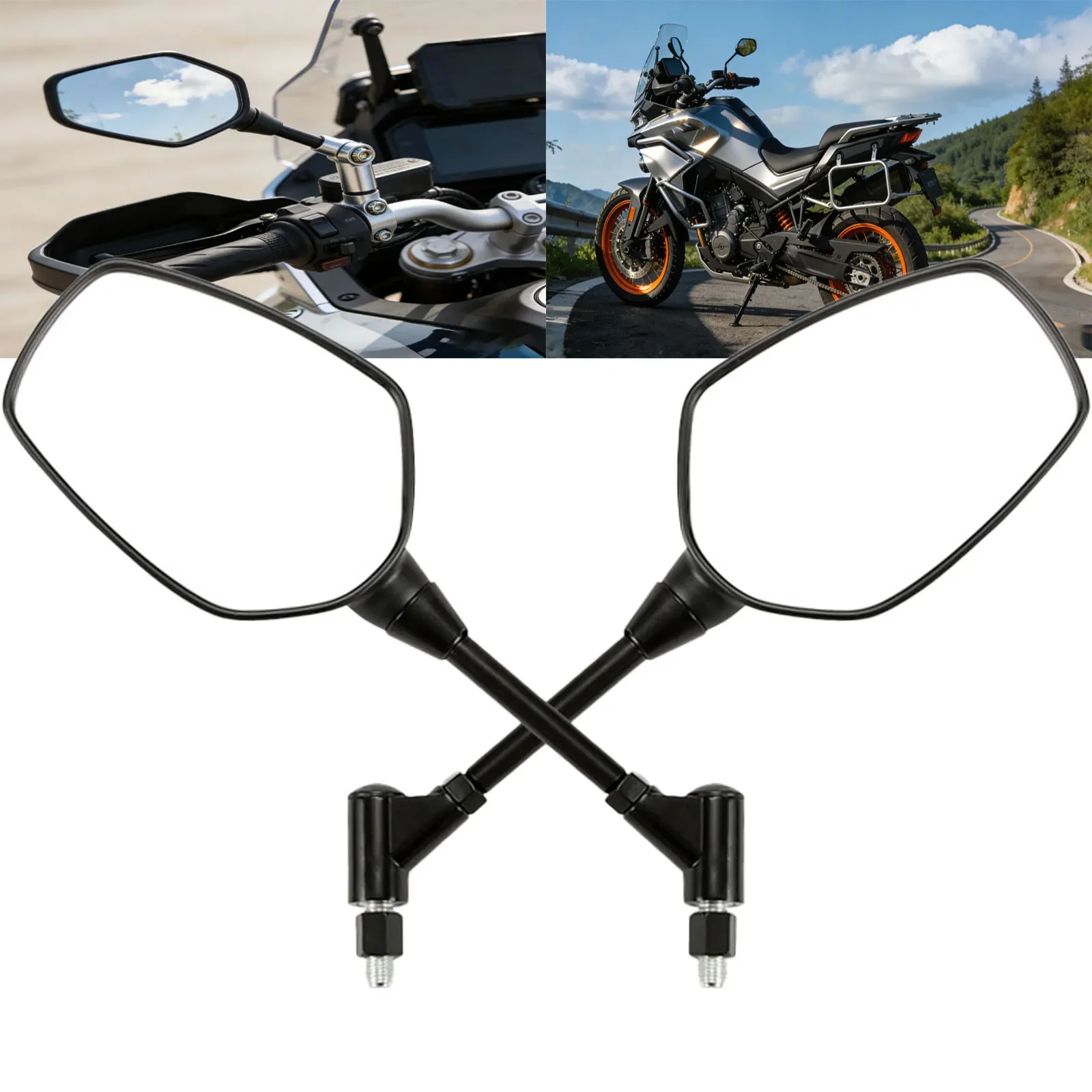 For CFMOTO Rearview Mirror 800MT MT800  Motorcycle Left/Right Side Rear View Mirror Original Accessories Side Mirrors